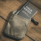 Woodland Camo Leather Passport Pouch / Travel Folio