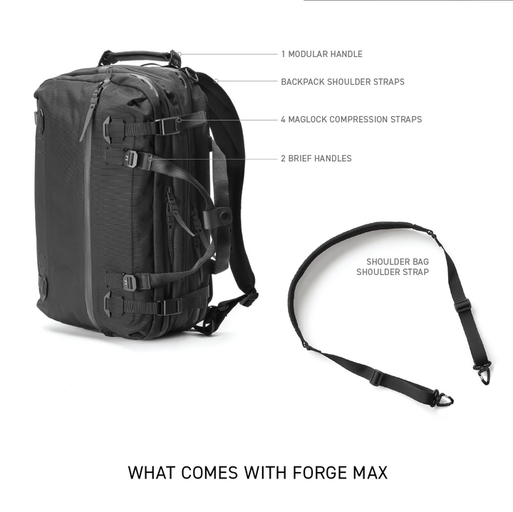 Forge Max - Forge Backpack with accessories