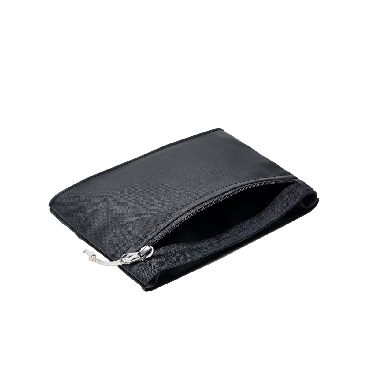 CIVIC Flat Pouch Black Unzipped