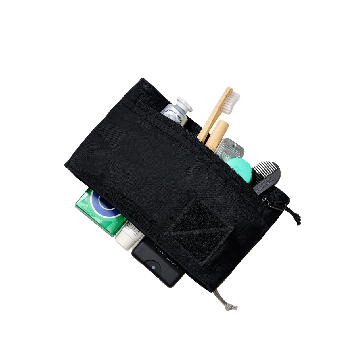 CIVIC Flat Pouch Black Dopp Kit