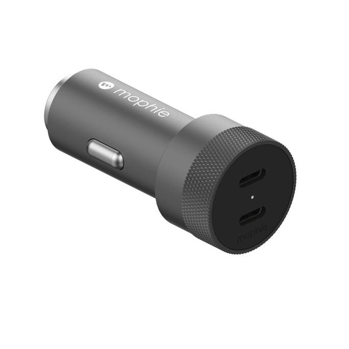 mophie dual USB-C car charger - Storming Gravity