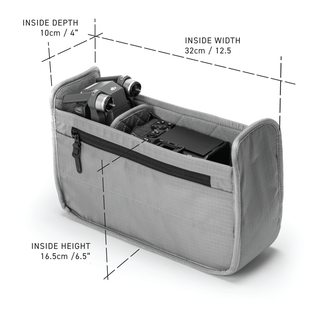 Grip Sling Camera Insert - Silver Matte