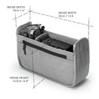 Grip Sling Camera Insert - Silver Matte