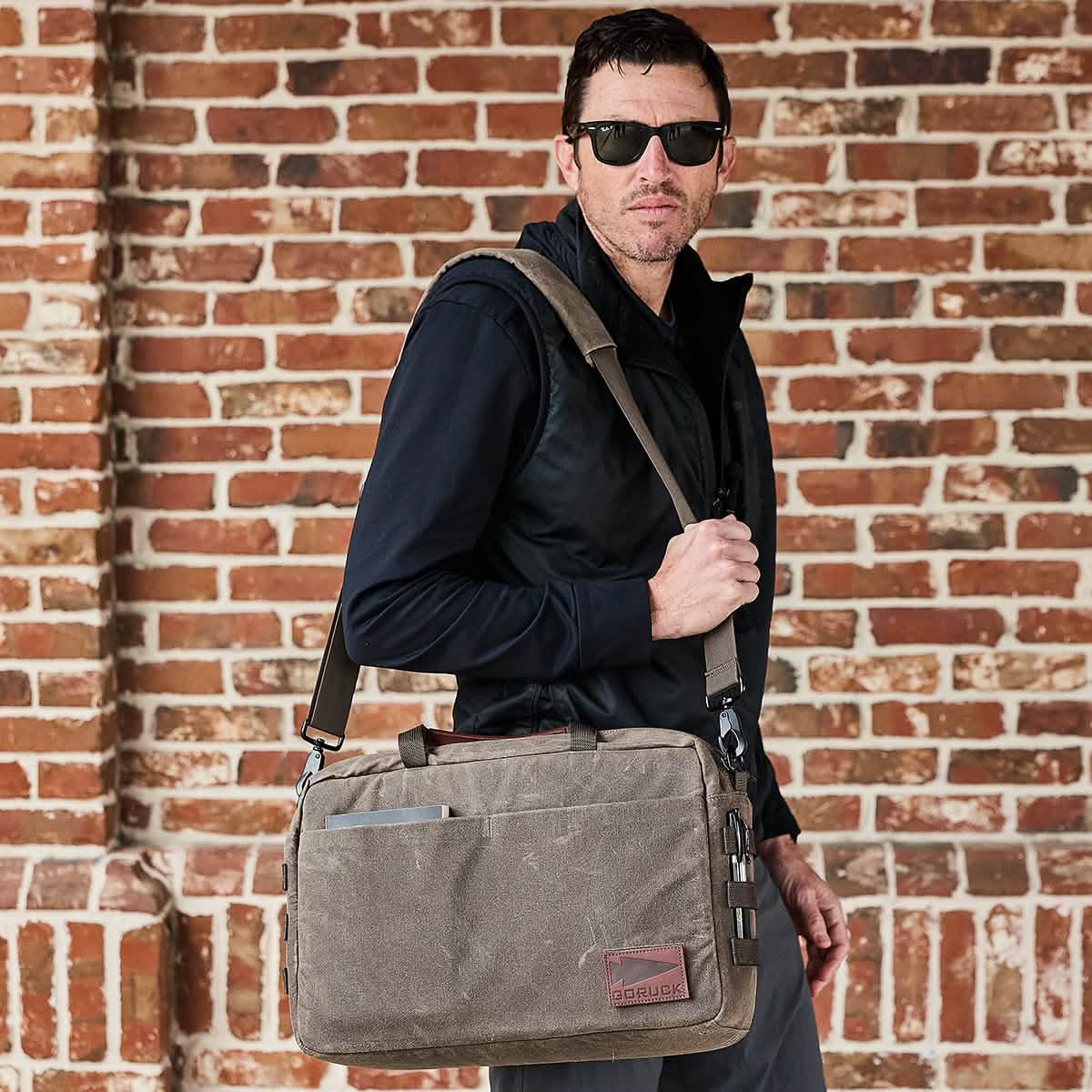 Shoulder Bag 15L - Waxed Canvas - Storming Gravity
