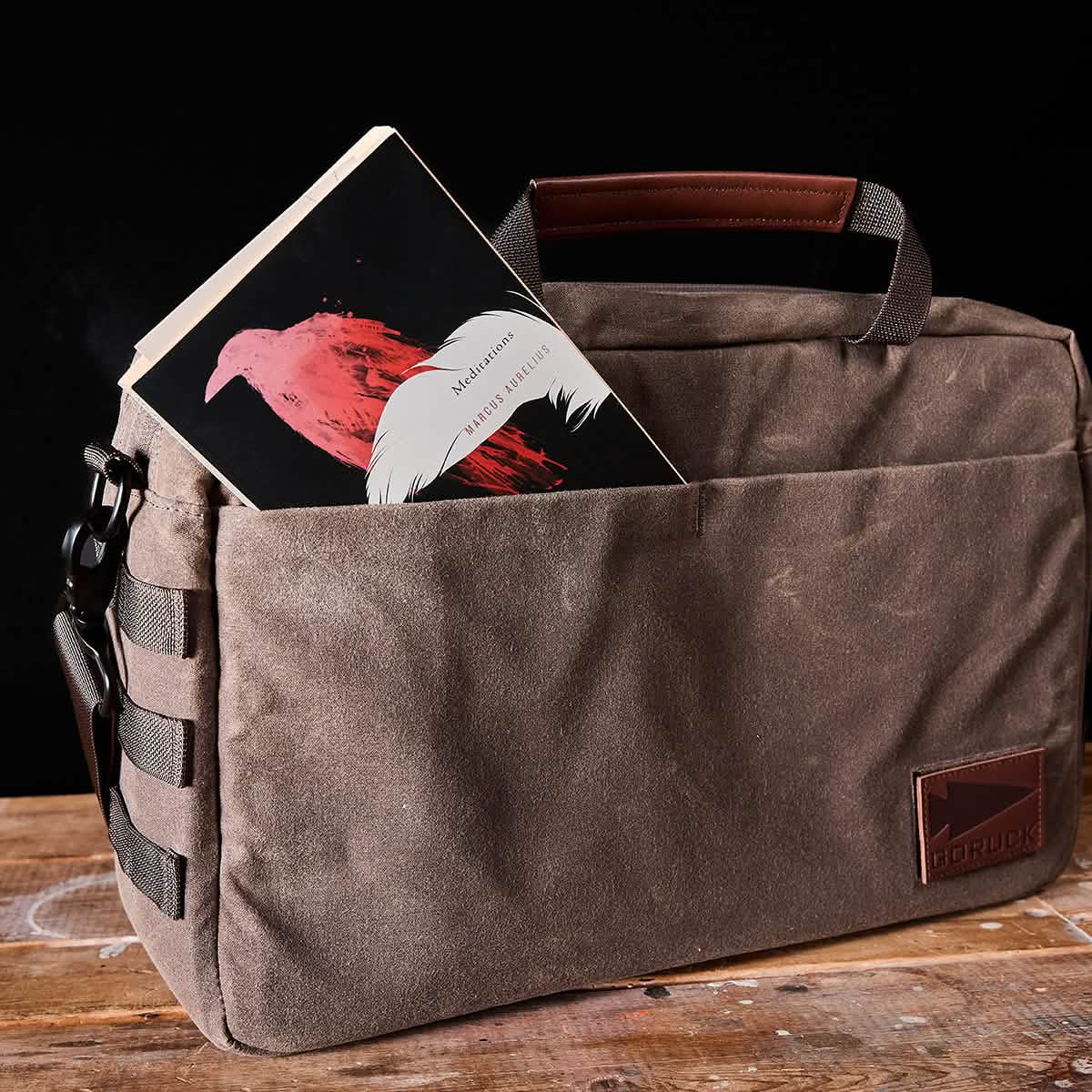 Shoulder Bag 15L - Waxed Canvas - Storming Gravity