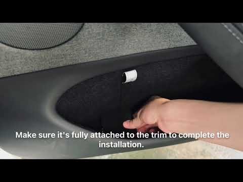 Reflective Rear Door Emergency Release Strap (Model 3 Highland, 2024+ / All Model Y)