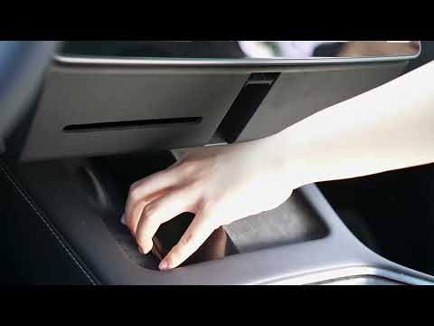 Hidden Magnetic (Under Screen) Storage Box for Tesla Model 3 & Model Y
