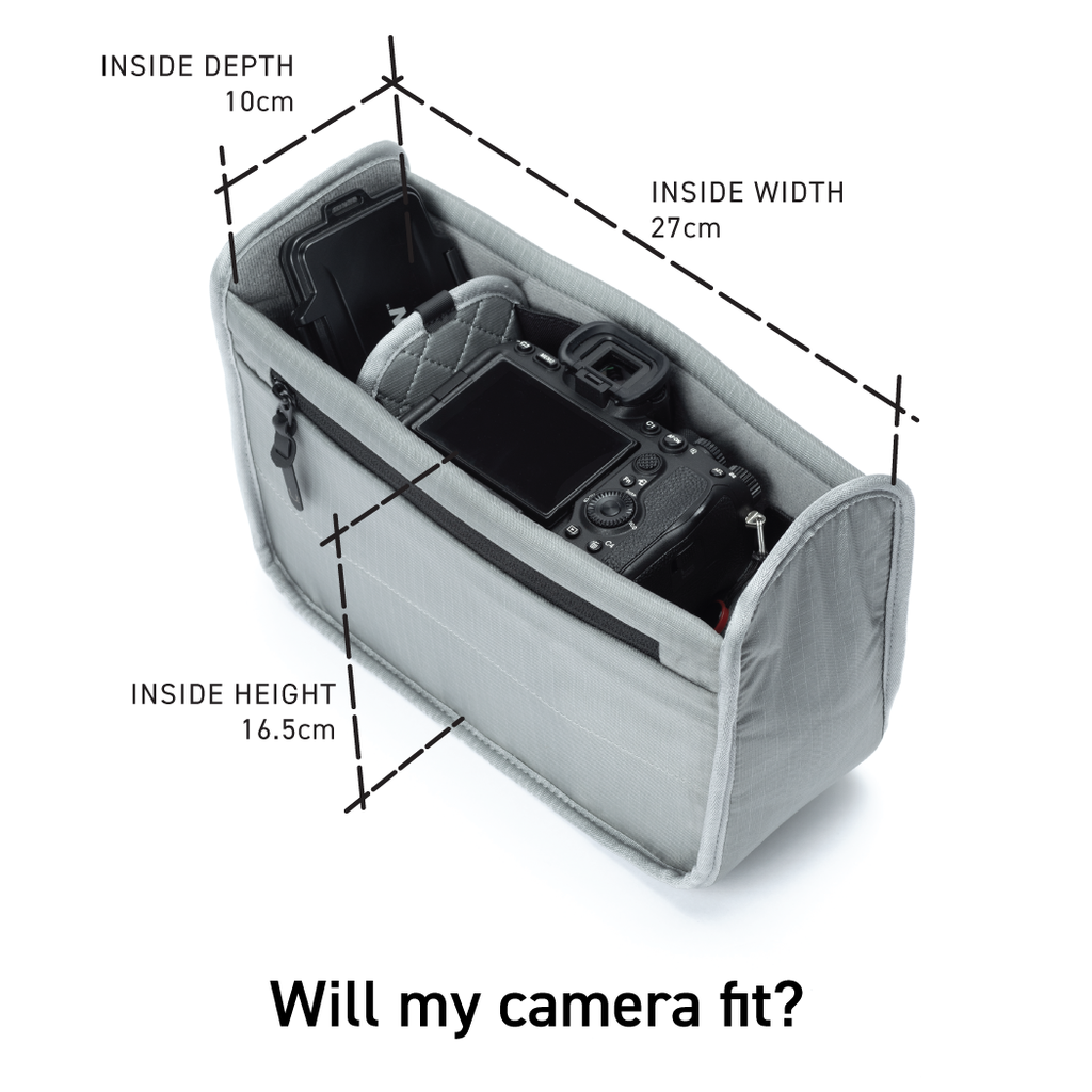 Grip Sling Camera Insert - Silver Matte