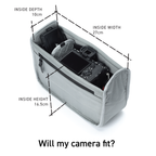 Grip Sling Camera Insert - Silver Matte