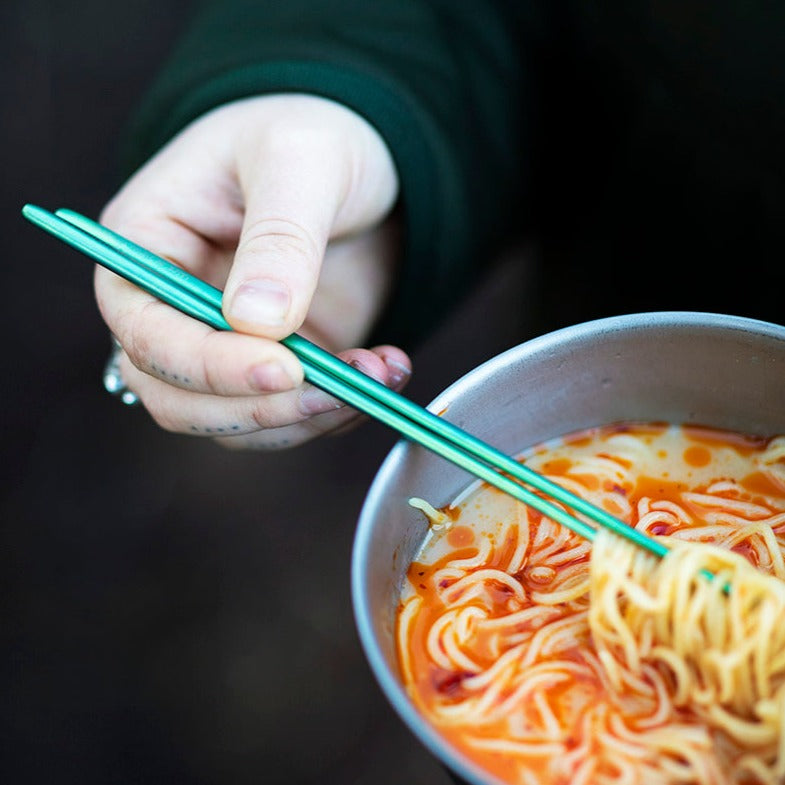 Anodized Titanium Chopsticks
