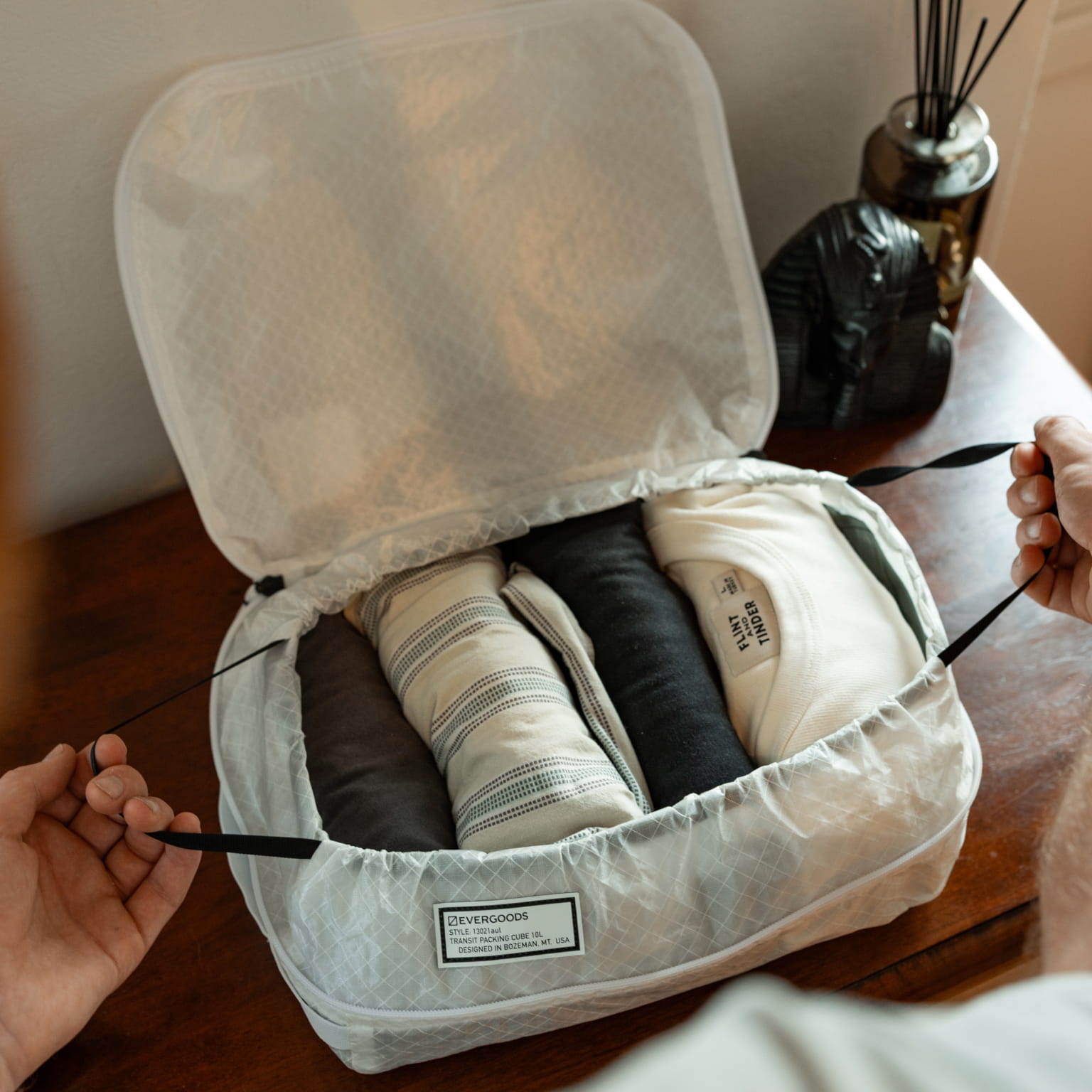 Transit Packing Cube 10L ULTRA compression straps