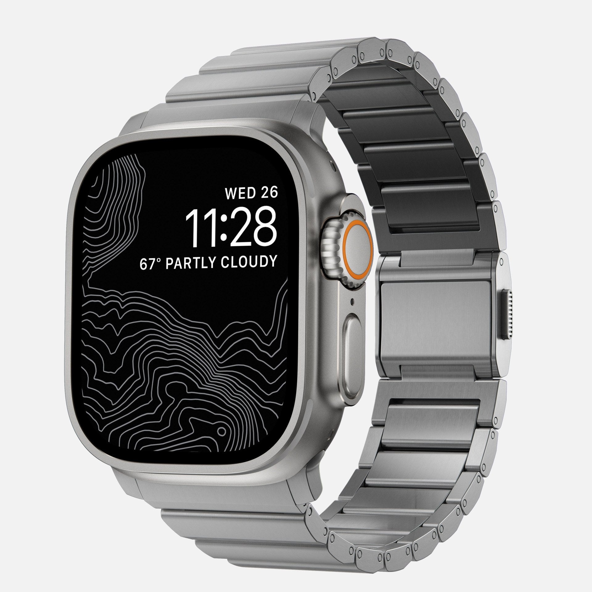 NOMAD Titanium Band Apple Watch