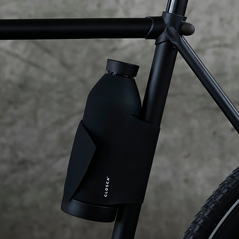 Closca Bottle Original - Glass Hands-free Thermos Bottle - Storming Gravity