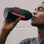 Closca Bottle Original - Glass Hands-free Thermos Bottle - Storming Gravity