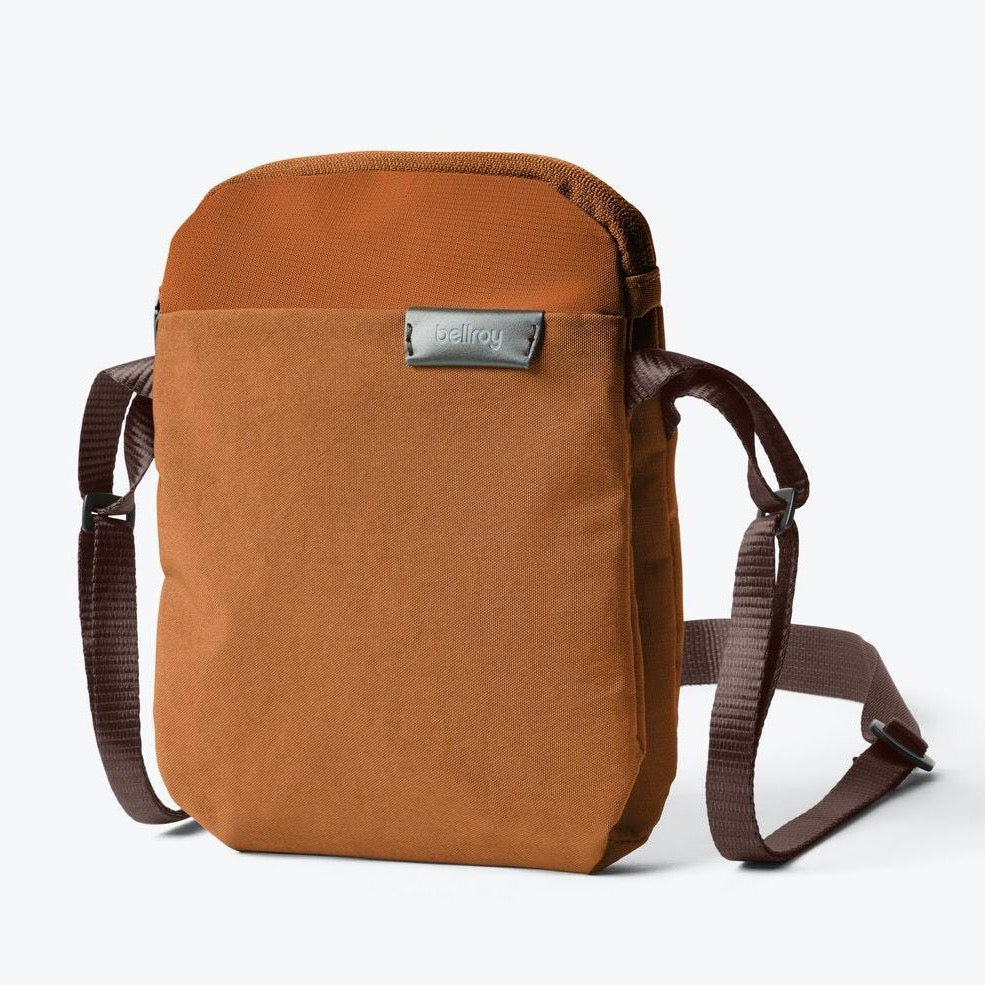 Bellroy City Pouch | Slim Cross-body bag with device storage - Storming Gravity