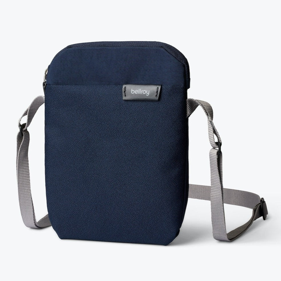 Bellroy City Pouch | Slim Cross-body bag with device storage - Storming Gravity