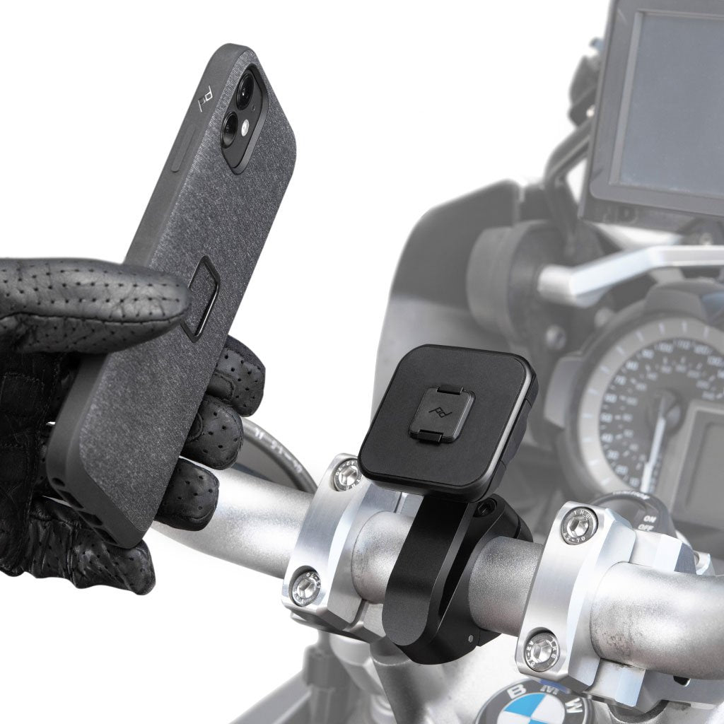 Motorcycle Bar Mount - Peak Design - Storming Gravity