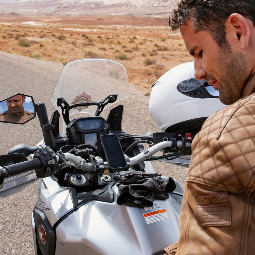 Motorcycle Bar Mount - Peak Design - Storming Gravity