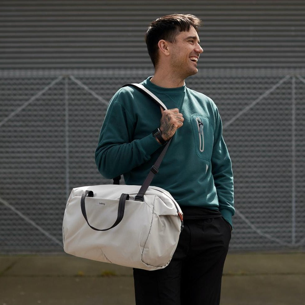 Bellroy Lite Duffel | Flexible Lightweight Adventure Duffel Bag - Storming Gravity