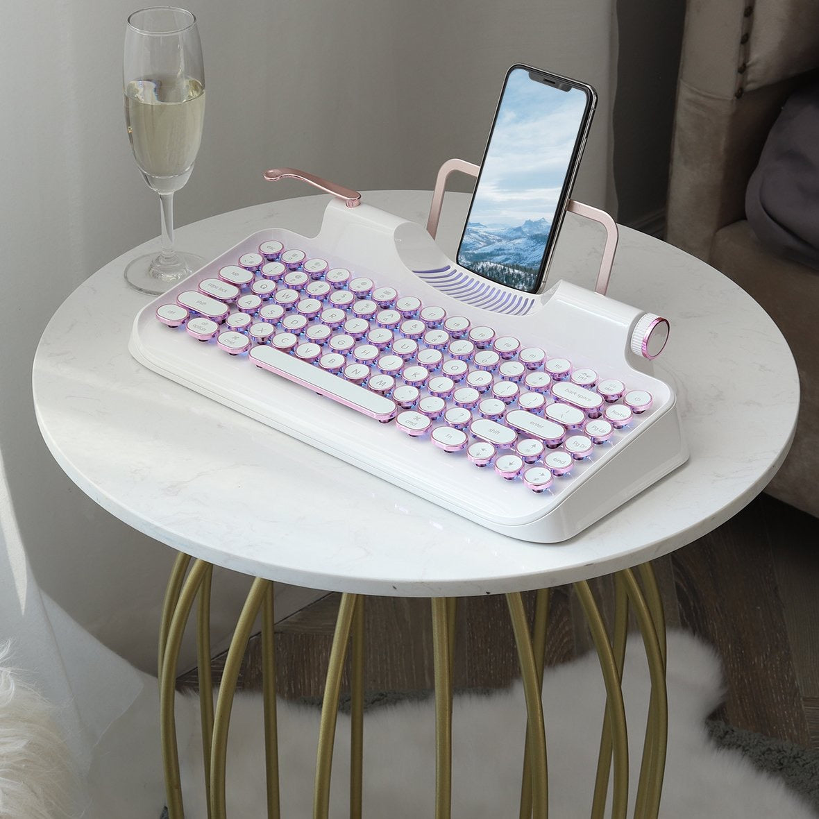 Rymek Retro Dual Mode Mechanical Keyboard - Storming Gravity