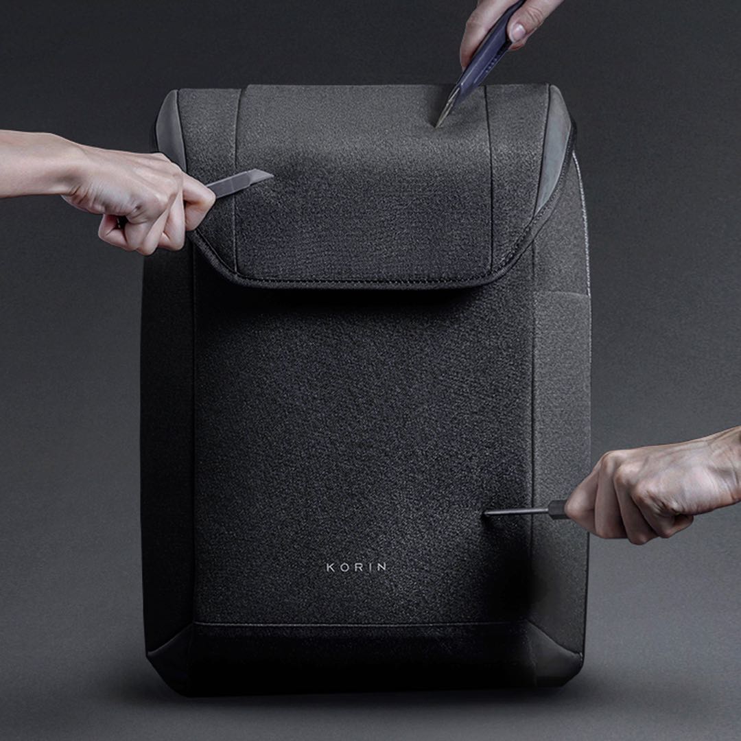 Linkclick Backpack ClickPack X 100% SlashProof Backpack - Korin Design – Storming Gravity