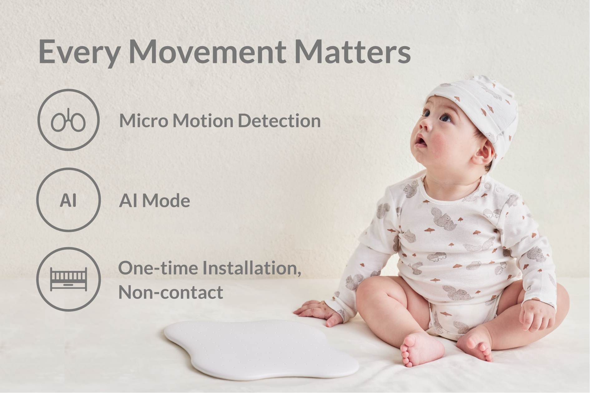 Cubo Ai Sleep Sensor Pad - Storming Gravity