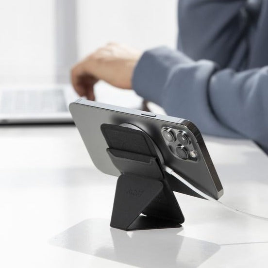 MOFT Snap-On Phone Stand & Wallet (MagSafe® Compatible) - Storming Gravity