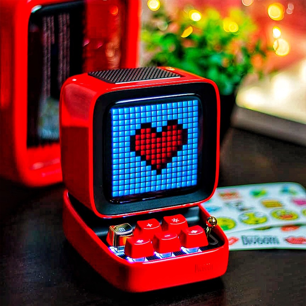 Divoom Ditoo Plus/Pro - Retro Pixel Art LED Bluetooth Speaker - Storming Gravity