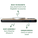 Wooden MagSafe Case for iPhone 12 Series - Oakywood - Storming Gravity