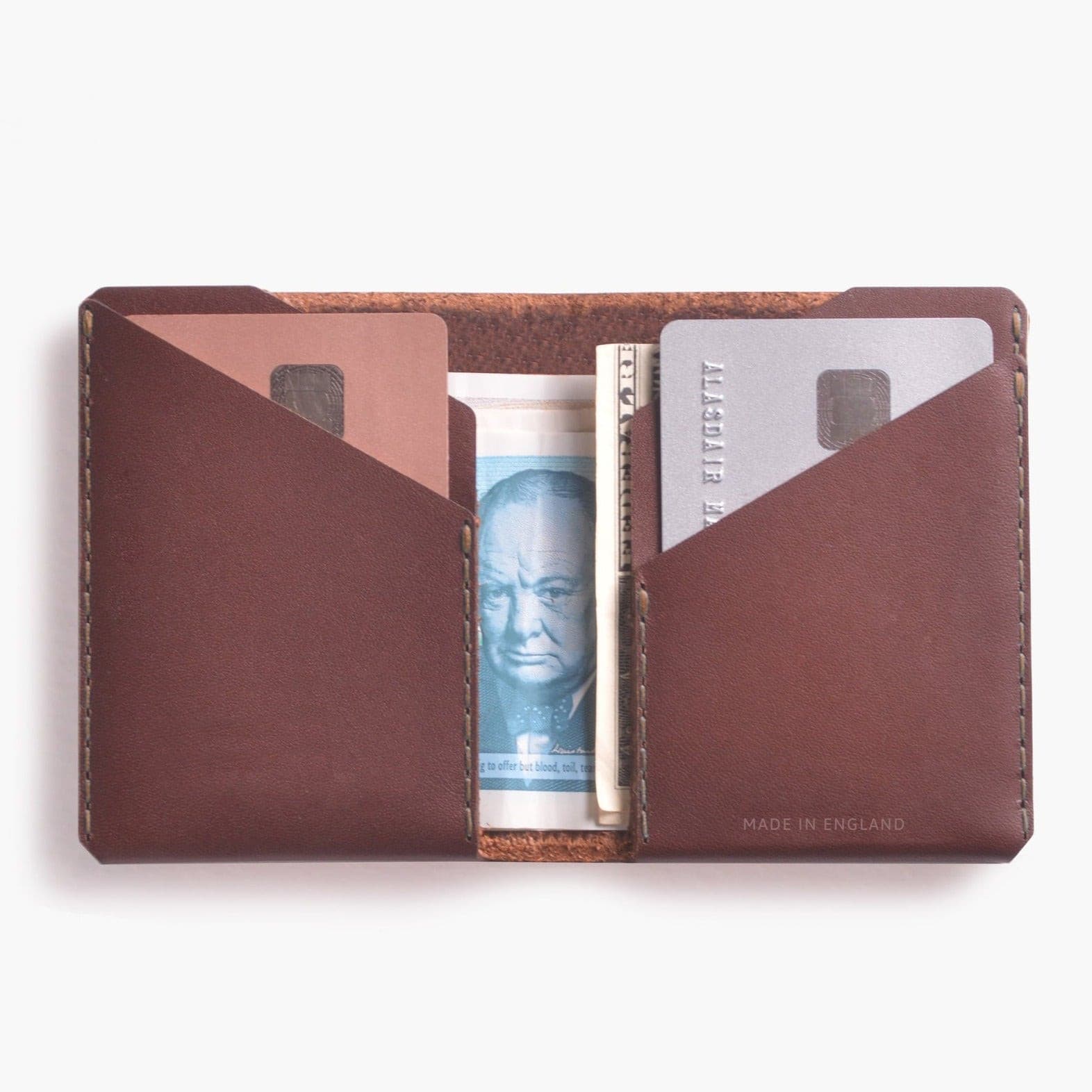 Wingback Wingston Wallet - Super Slim Bifold Wallet - Storming Gravity