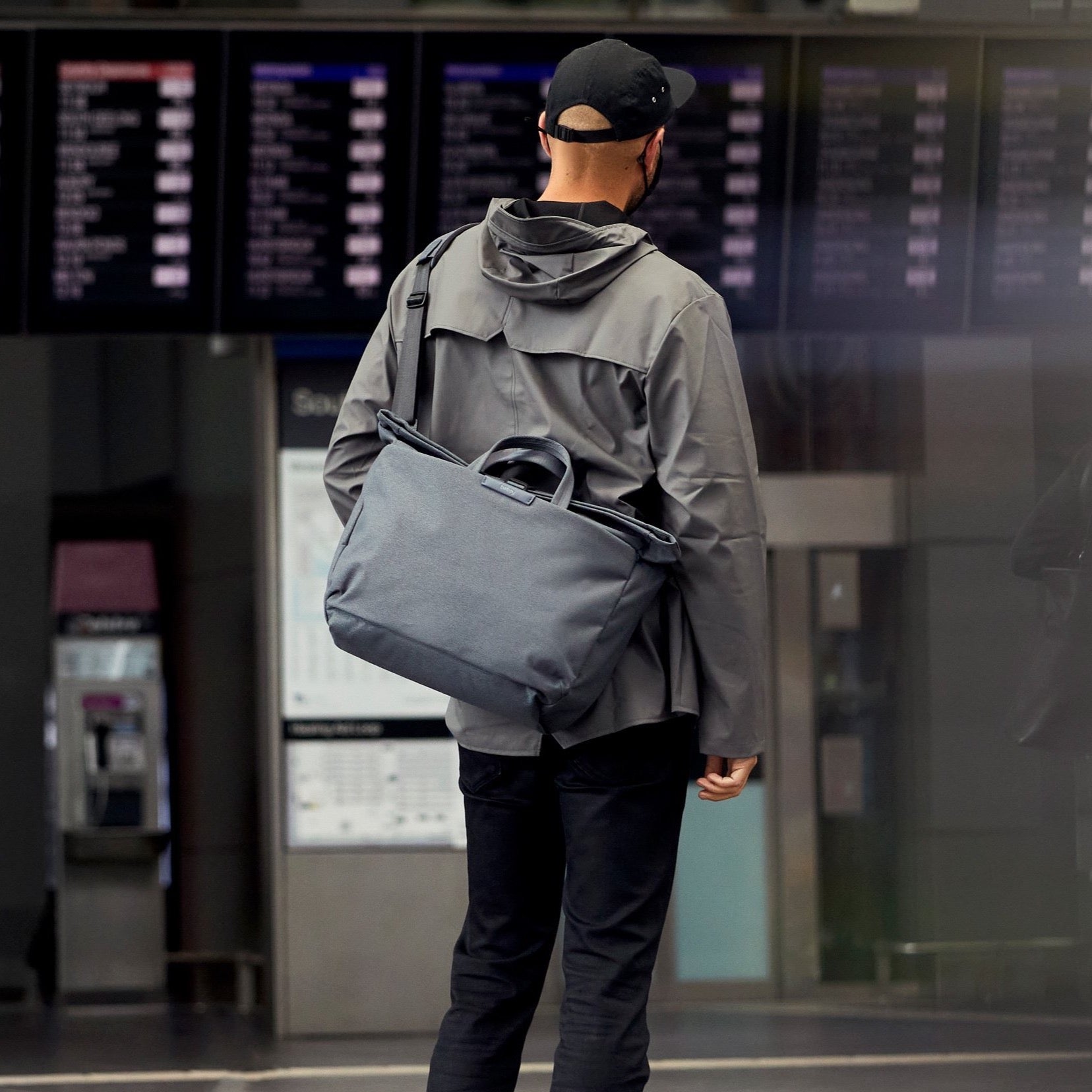 Bellroy System Messenger Bag | Laptop Messenger, Water-Resistant Material - Storming Gravity