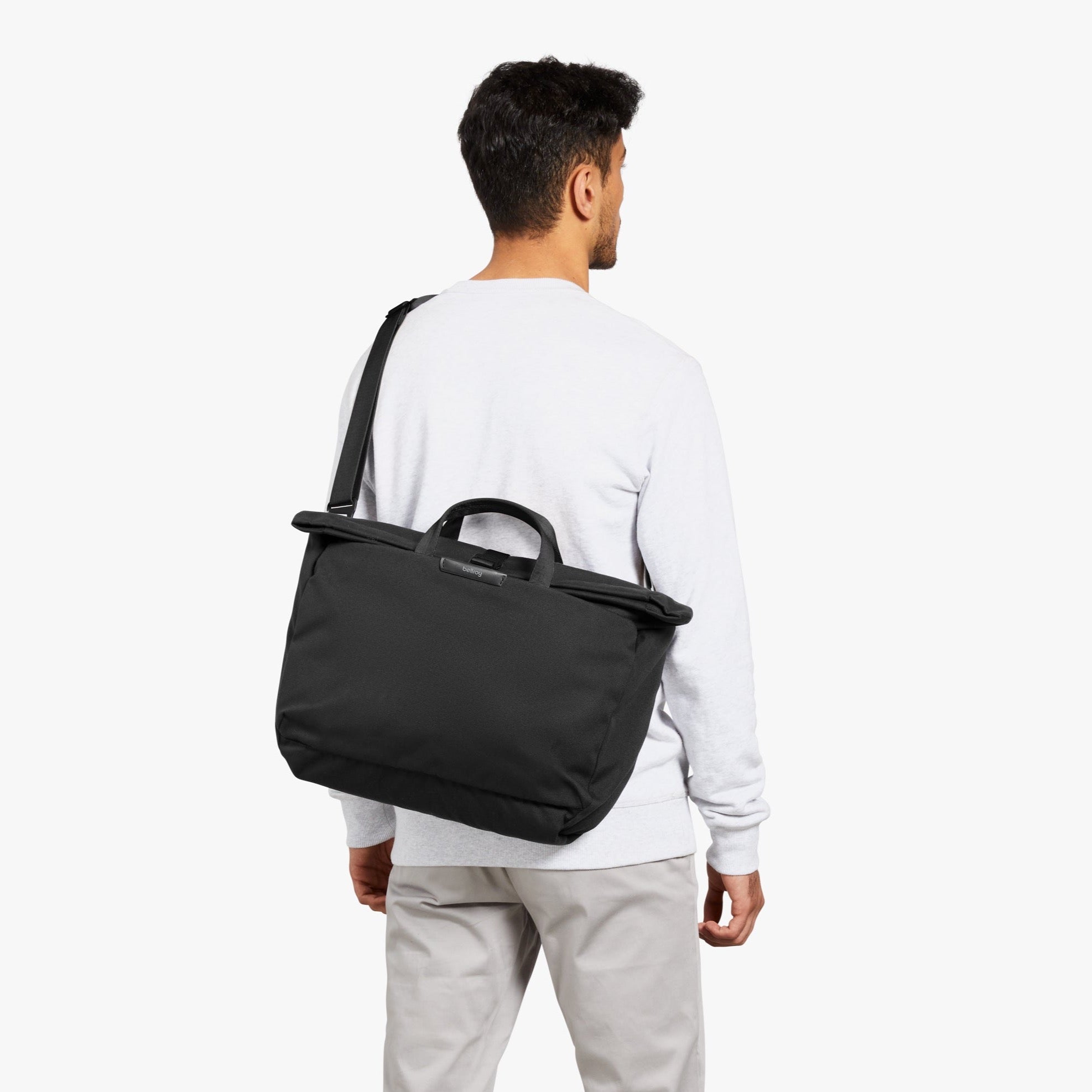 Bellroy System Messenger Bag | Laptop Messenger, Water-Resistant Material - Storming Gravity