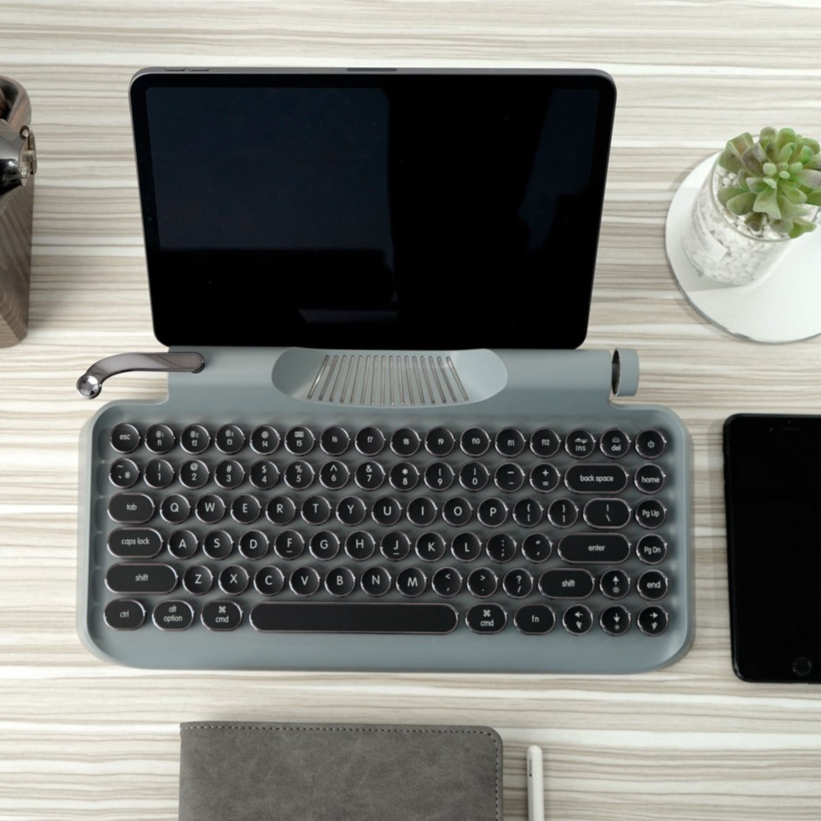 Rymek Retro Dual Mode Mechanical Keyboard - Storming Gravity
