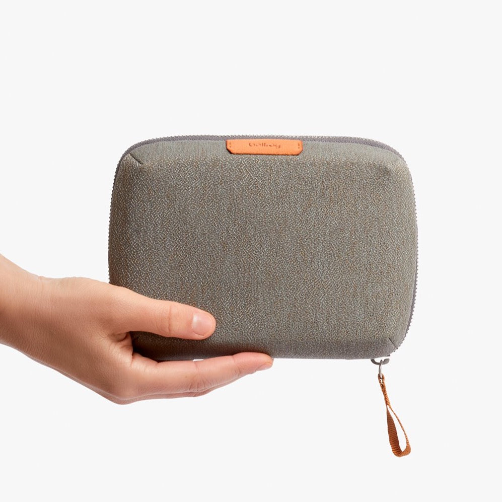 Bellroy Tech Kit Compact | Small Zip Pouch for Tech Accessories - Storming Gravity