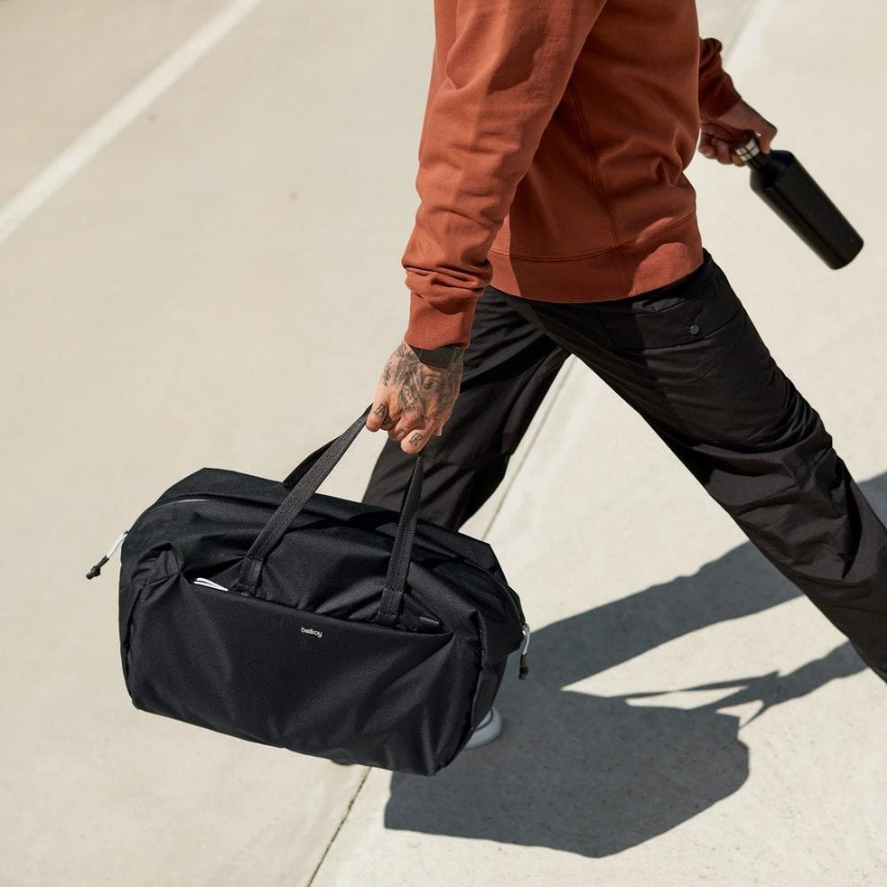 Bellroy Lite Duffel | Flexible Lightweight Adventure Duffel Bag - Storming Gravity
