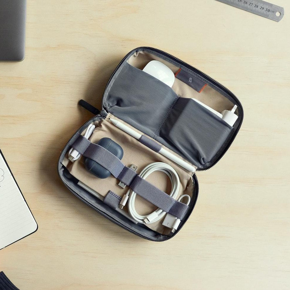 Bellroy Tech Kit - A clever zip pouch to store your tech accessories - Storming Gravity
