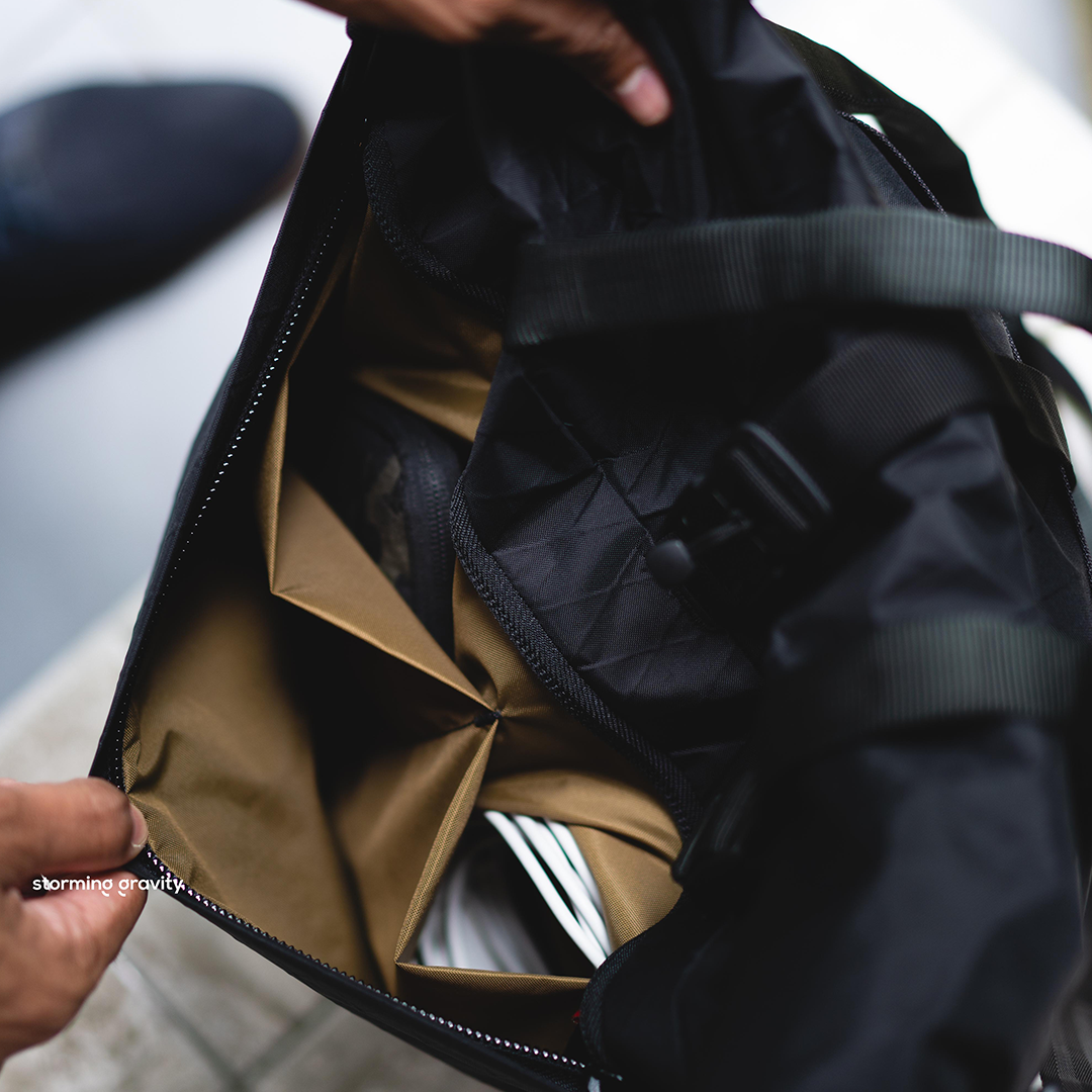 ARB Roll top Tote Bag - Made in Italy - Storming Gravity
