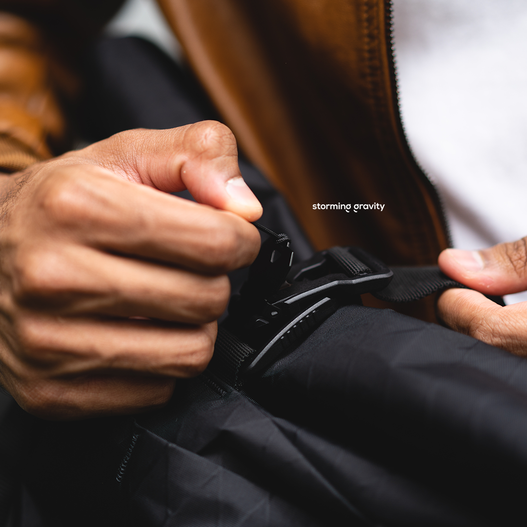 ARB Roll top Tote Bag - Made in Italy - Storming Gravity