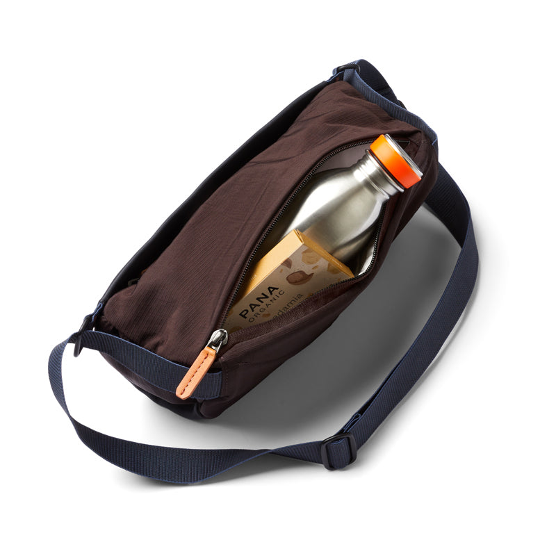 Bellroy Sling Mini Premium | Unisex Sling Bag, Premium Leather - Storming Gravity