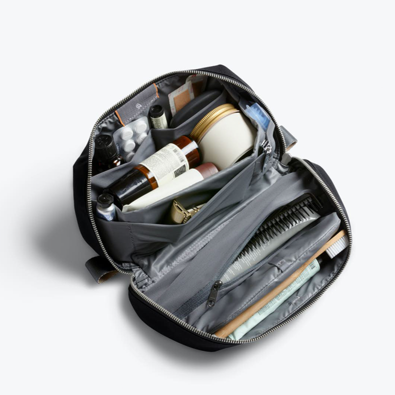 Bellroy Dopp Kit Plus | Large Organized Toiletries Pouch - Storming Gravity