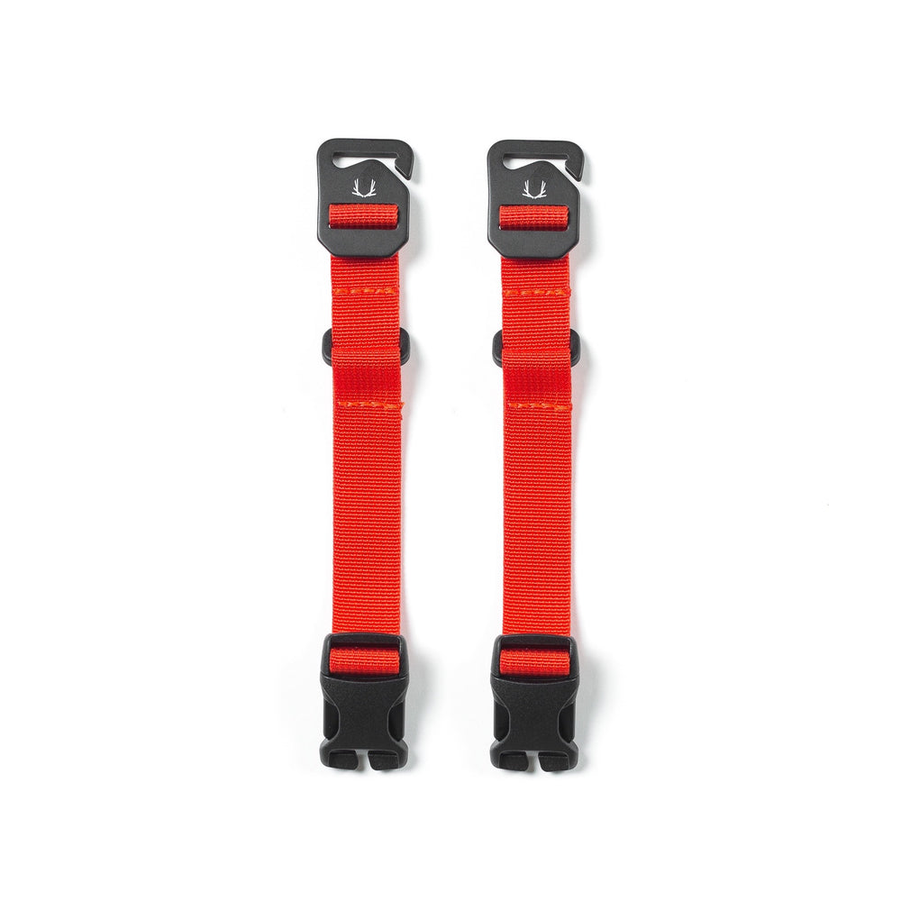 Black Ember Short Compression Strap (Set of Two) - Jet Black - Storming Gravity