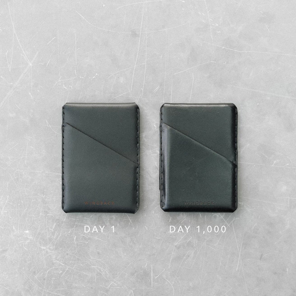 Wingback Wingston CardHolder - Dual Symmetrical Pockets - Storming Gravity