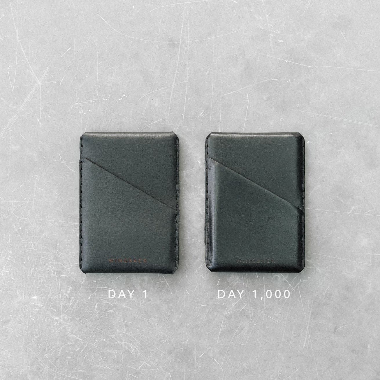 Wingback Wingston CardHolder - Dual Symmetrical Pockets - Storming Gravity