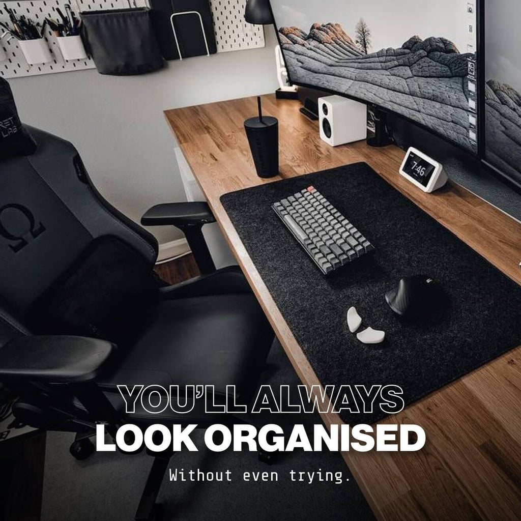 Minimalistic Desk Pad by DeltaHub - Storming Gravity