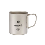 Snow Peak Titanium Double Wall Cup 450ml - Storming Gravity
