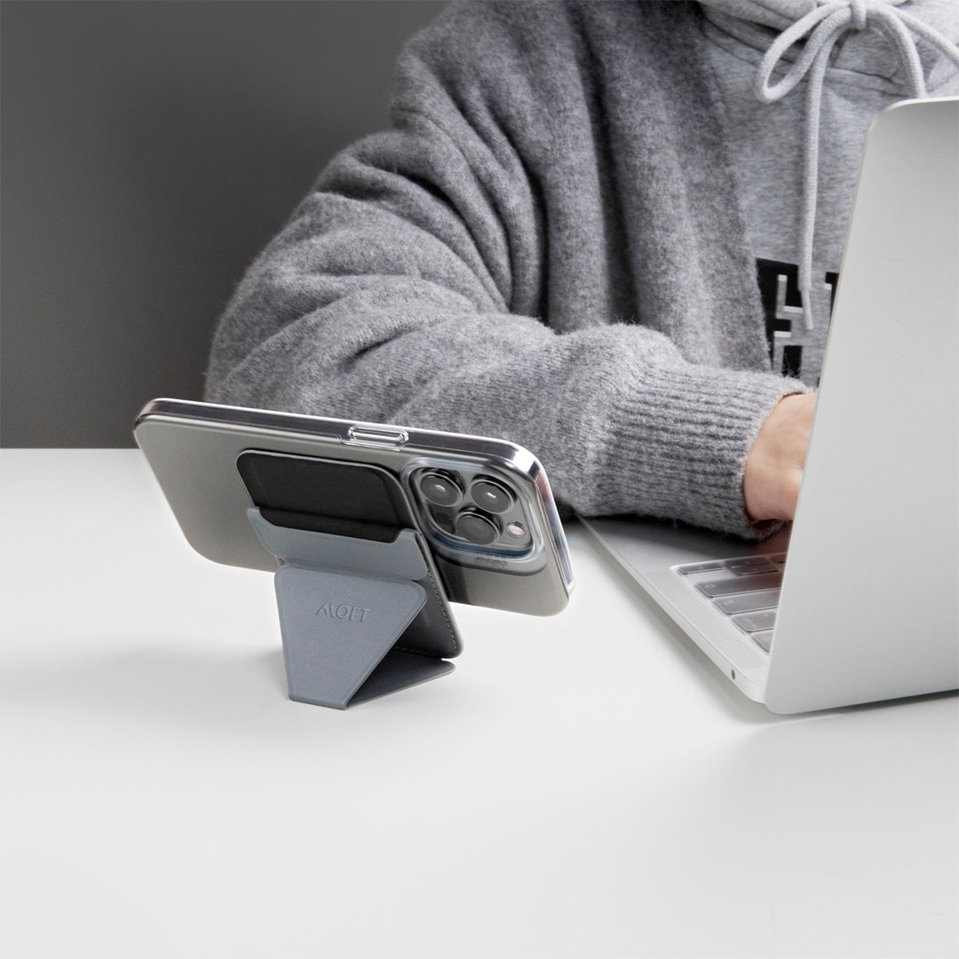 MOFT Snap-On Phone Stand & Wallet (MagSafe® Compatible) - Storming Gravity