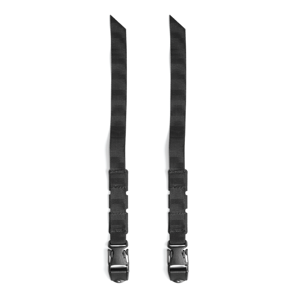 Black Ember Utility Strap (Set of Two) - Jet Black - Storming Gravity