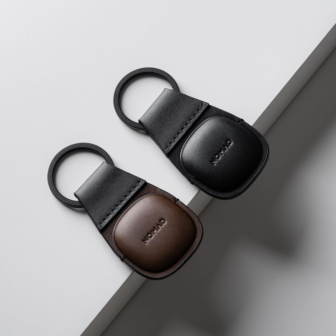 Nomad AirTag Leather Keychain - Storming Gravity