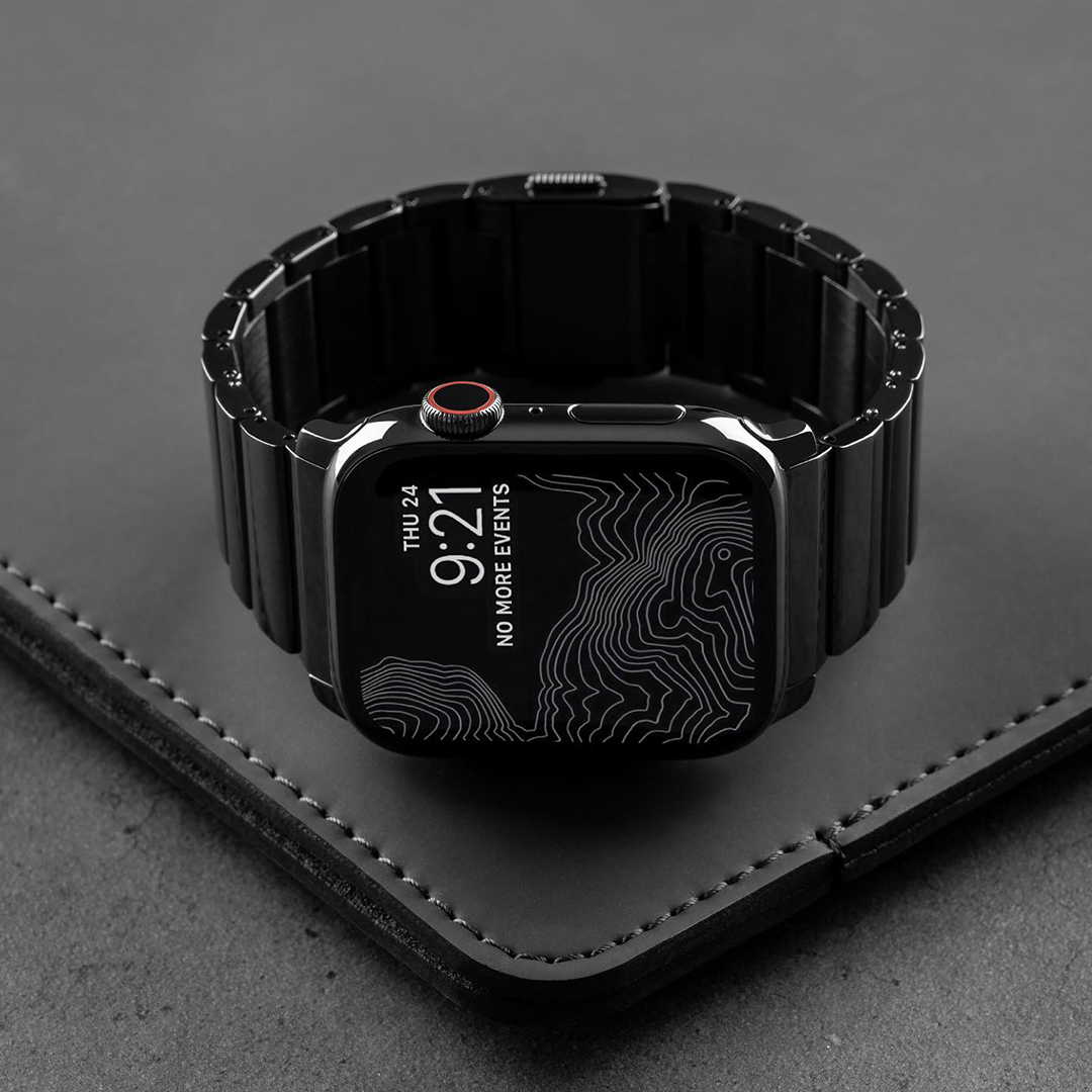 Nomad Titanium Band for Apple Watch - Storming Gravity