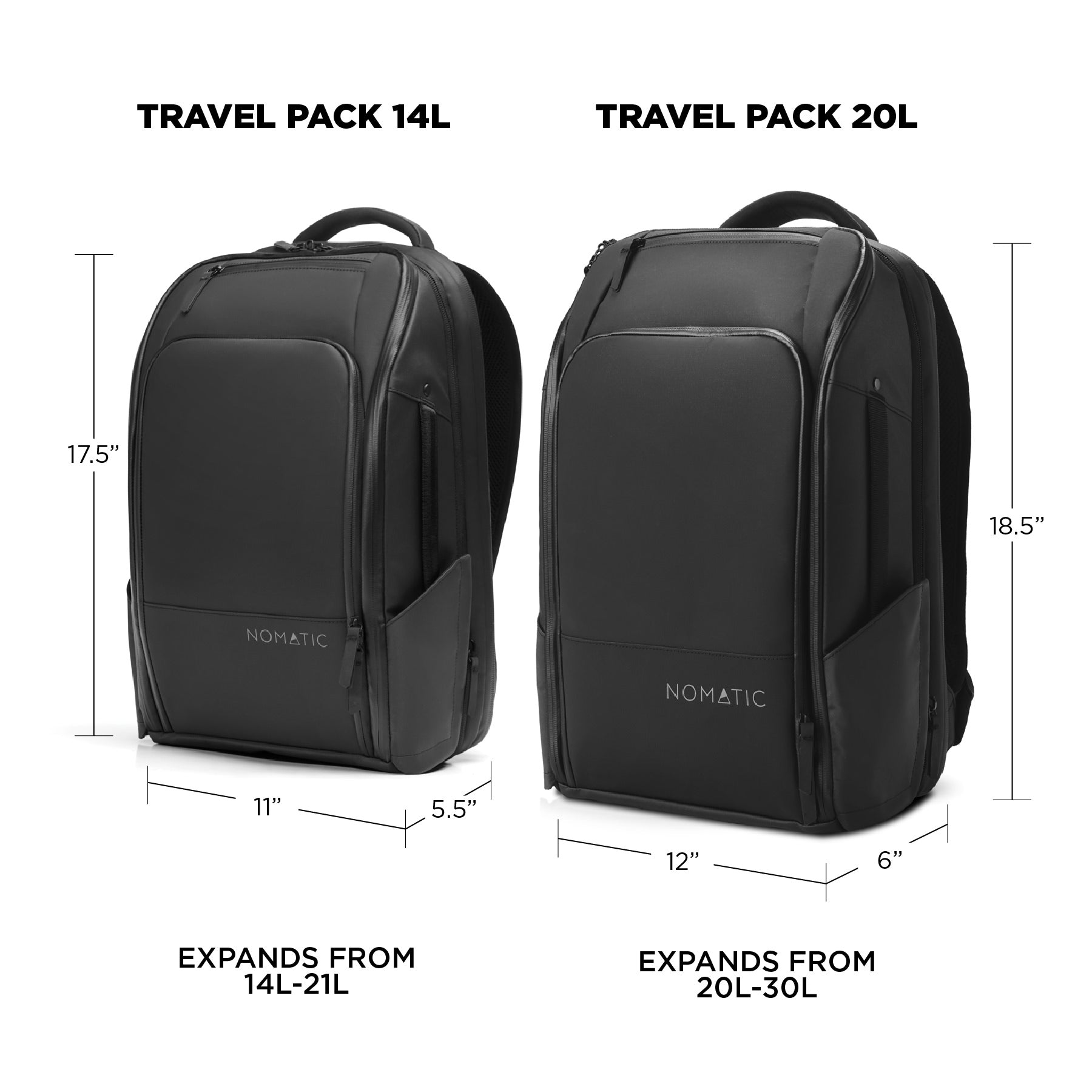 NOMATIC Travel Pack (V2) - The Most Functional Travel Pack Ever - Storming Gravity